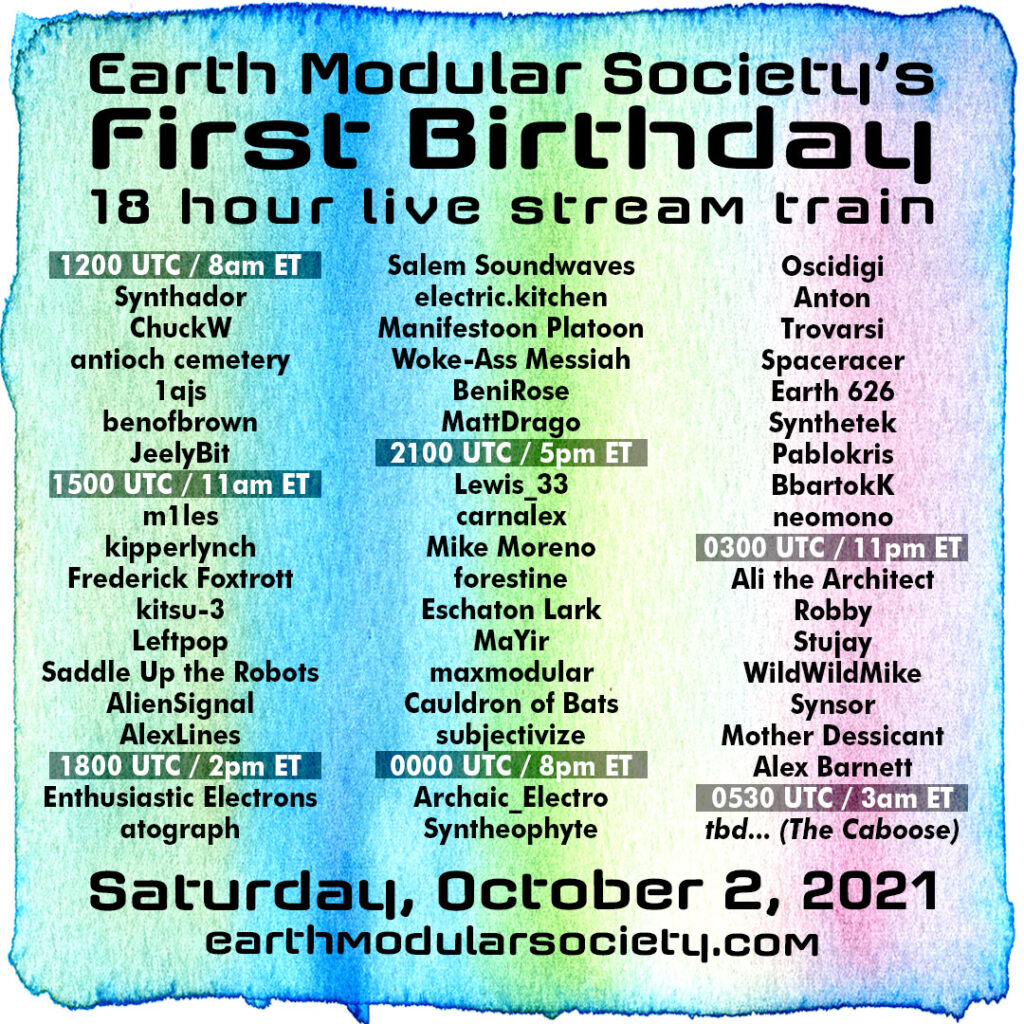 EMS 1st Birthday Stream Train