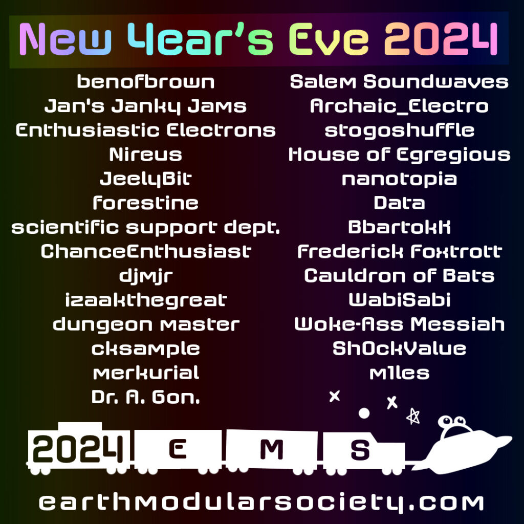 New Year's Eve 2023 Stream Train names